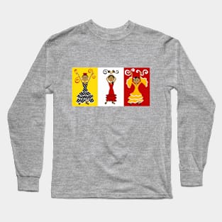 Flamenco Dancers Long Sleeve T-Shirt